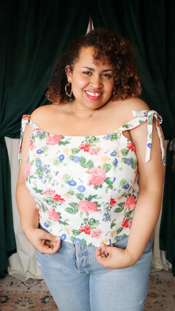 off the shoulder plus size tank