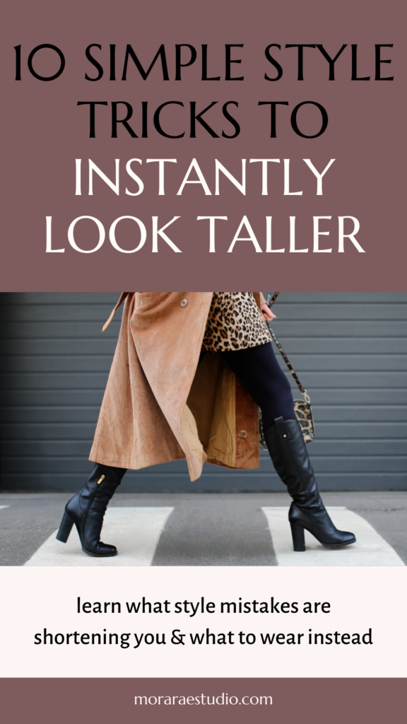 instantly look taller