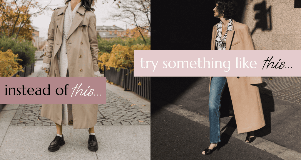 trench coat style