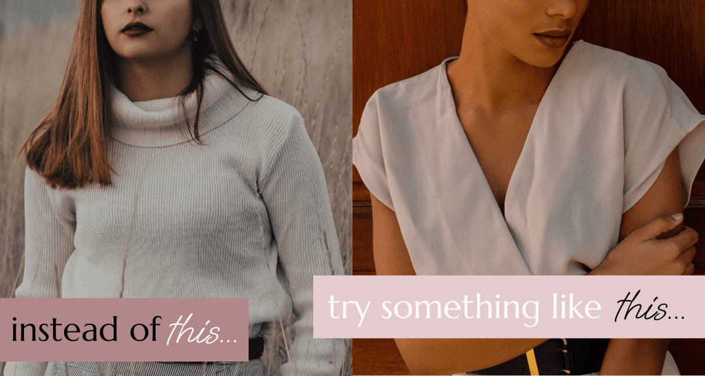 v neck blouse