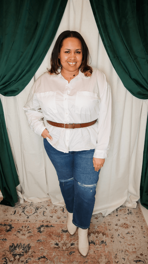 belted shirt