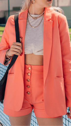 blazer short suit