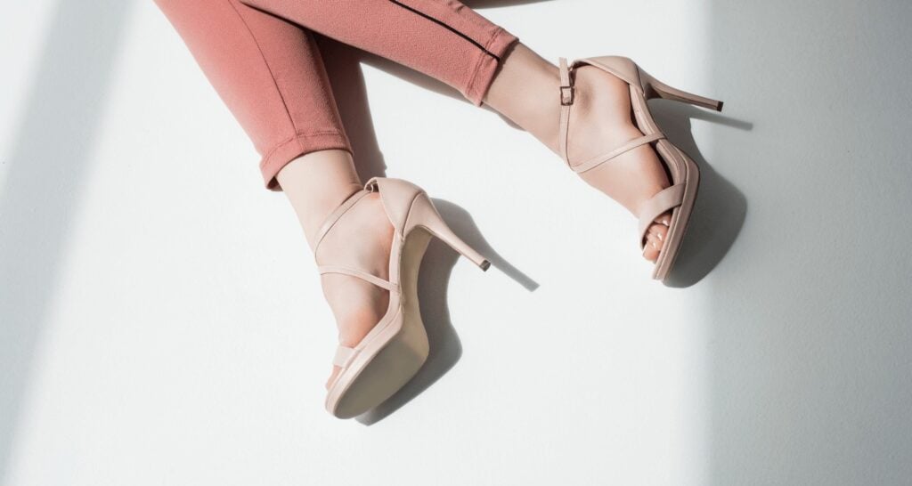 nude skin tone heels