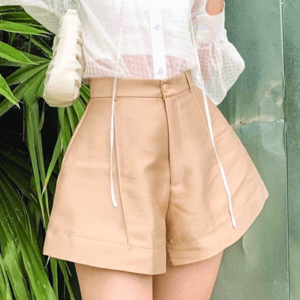 petite plus size wide leg shorts