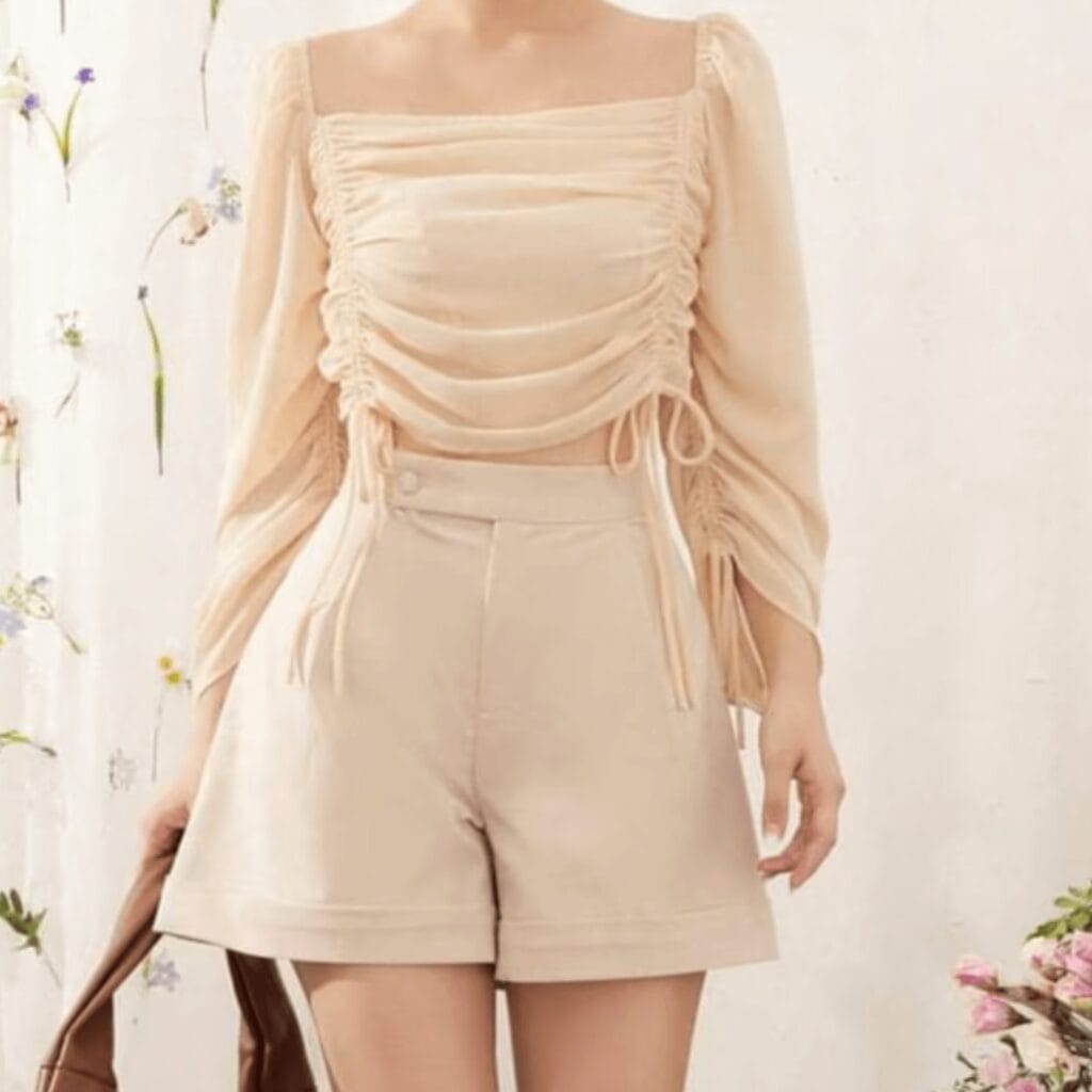 wide leg plus size shorts