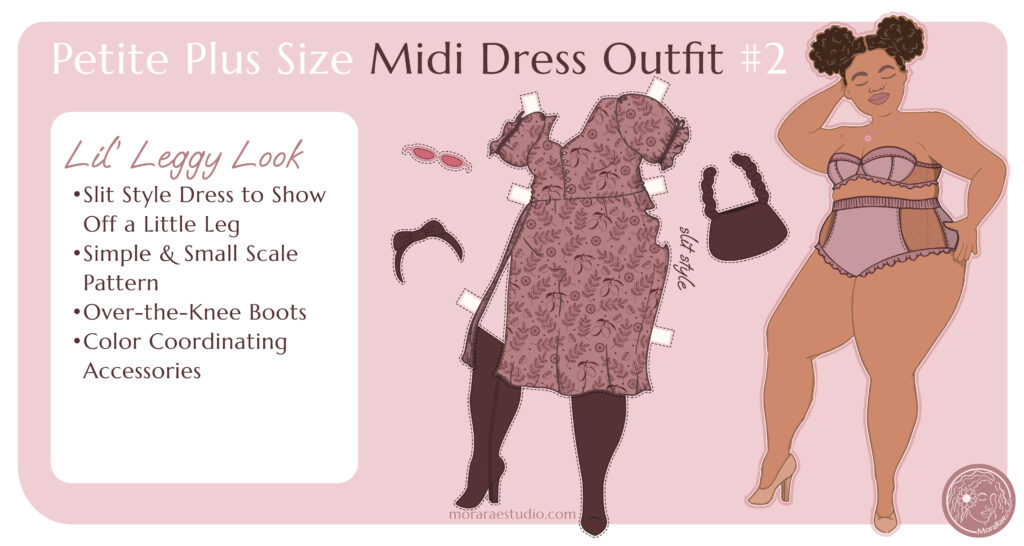 floral slit midi dress