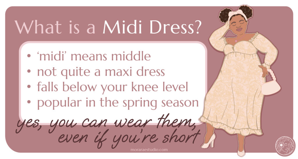 petite midi dress for wedding guest