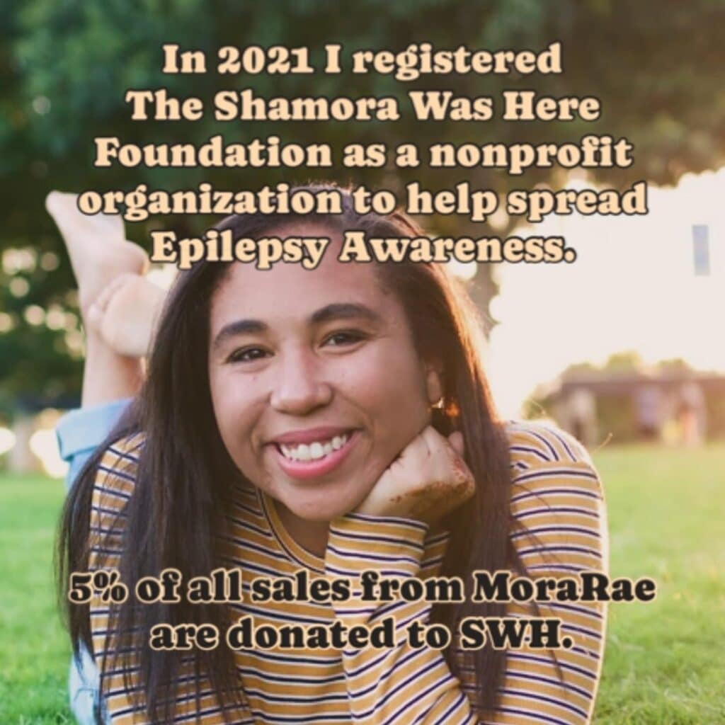 Portrait of Shamora, the inspiration behind the Shamora Was Here Foundation for epilepsy awareness