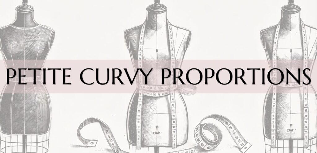 petite curvy proportions